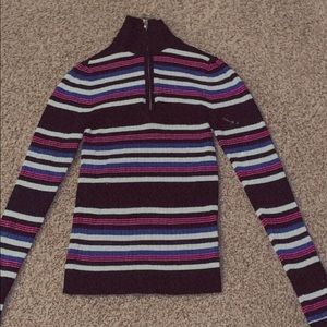 Striped Turtleneck
